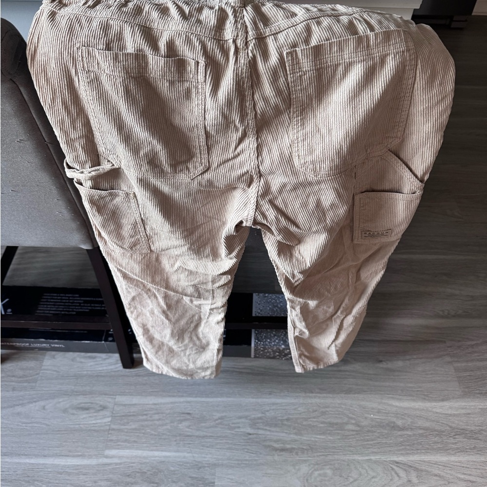 PacSun Tan Corduroy Relaxed Pants